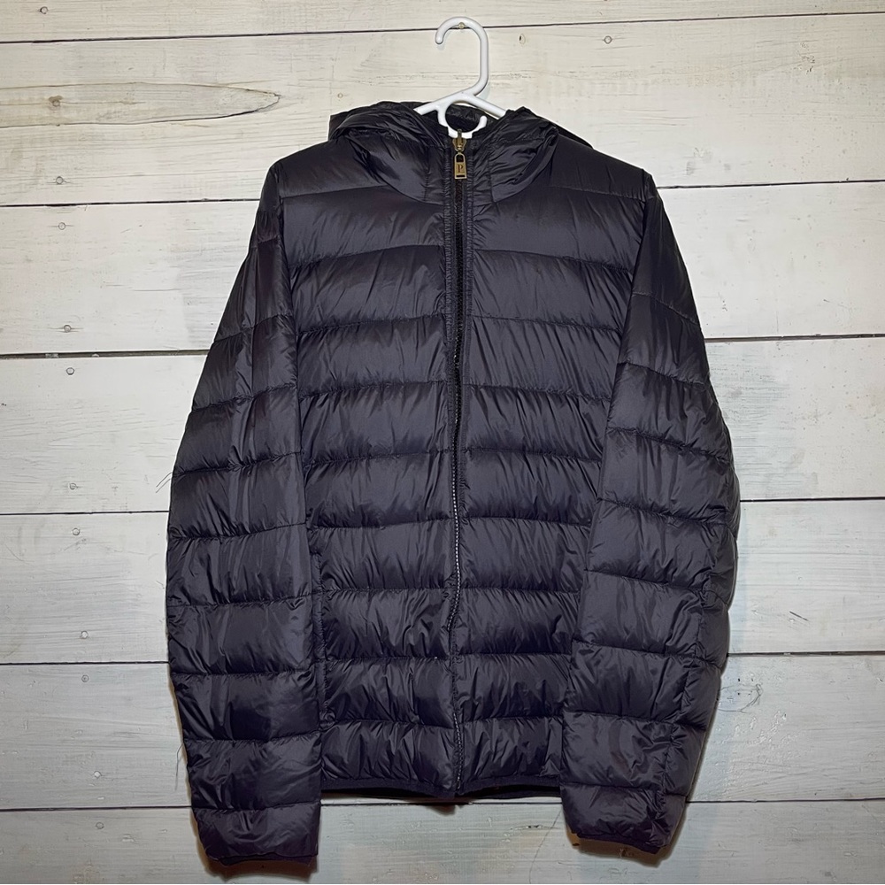 Pendleton Reversible Puffer Jacket Black & Multicolor Size Large Men’s
